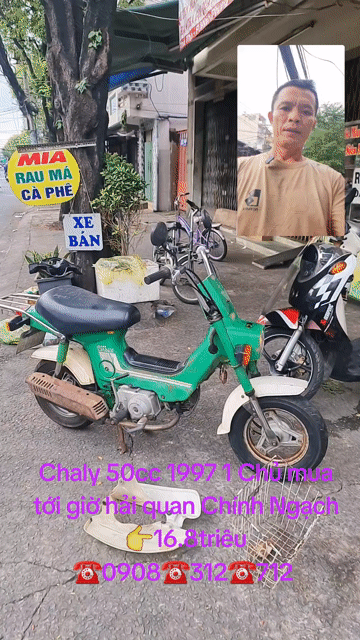 Honda Chaly 50cc 1997 Xanh lá Cổ điển. Mua bán Xe máy tại Quận 11 Tp Hồ Chí Minh được đăng bởi CỬA HÀNG XE MÁY LONG HỔ hình 1