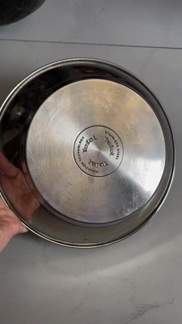 Chảo khay tô Tefal inox 3 lớp. Mua bán Dụng cụ nhà bếp tại Quận Gò Vấp Tp Hồ Chí Minh được đăng bởi Van hình 1