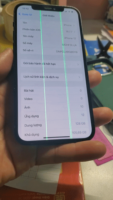 iPhone 12 128GB . Quốc Tế . ios 18. giá rẻ cho NLD. Mua bán Điện thoại tại Quận 8 Tp Hồ Chí Minh được đăng bởi Tạp Hoá Chi Trang  hình 1