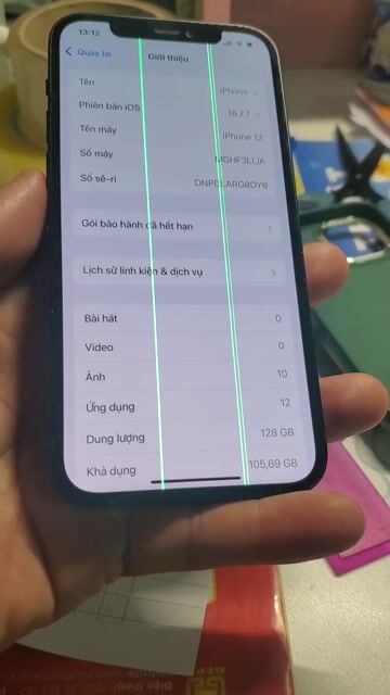 iPhone 12 128GB . Quốc Tế . ios 18. giá rẻ cho NLD. Mua bán Điện thoại tại Quận 8 Tp Hồ Chí Minh được đăng bởi Tạp Hoá Chi Trang  hình 1
