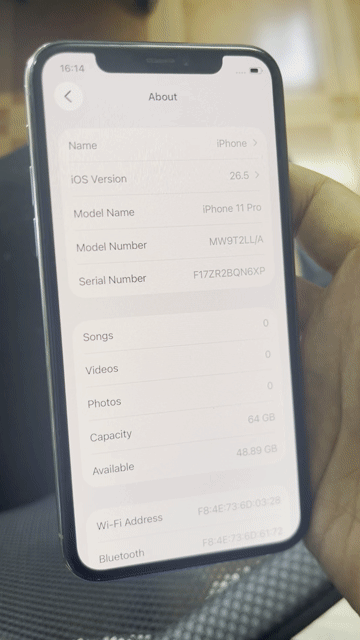 Apple iPhone 11 Pro 64GB Vàng. Mua bán Điện thoại tại Quận Hà Đông Hà Nội được đăng bởi  Trần Minh hình 1