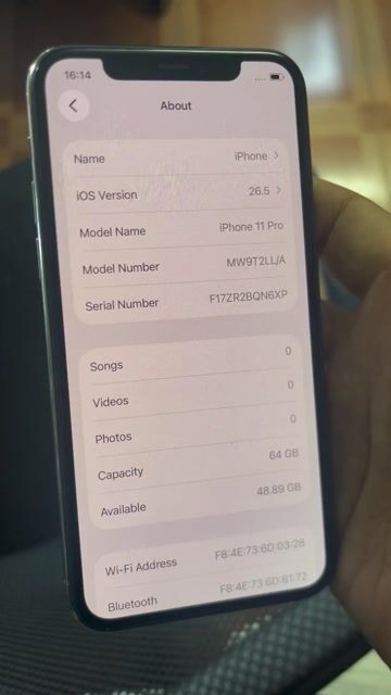 Apple iPhone 11 Pro 64GB Vàng. Mua bán Điện thoại tại Quận Hà Đông Hà Nội được đăng bởi  Trần Minh hình 1