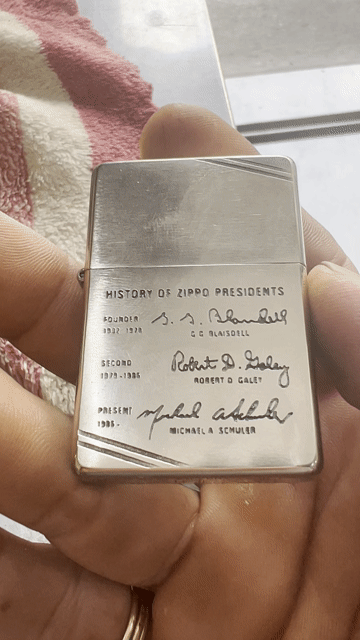 Bật lửa Zippo Vintage 2000 mộc kép. Mua bán Đồ sưu tầm, đồ cổ tại Quận 12 Tp Hồ Chí Minh được đăng bởi Lê Vĩnh Quốc Huy hình 1
