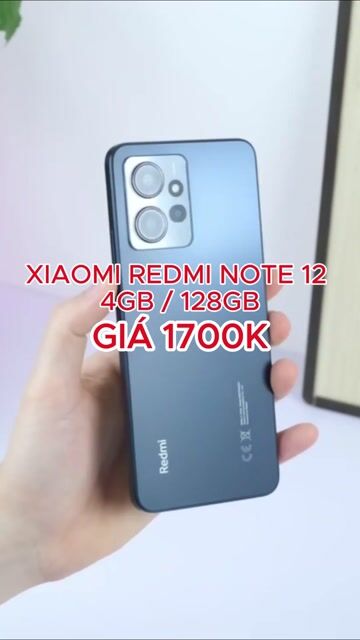 Bán nhanh Xiaomi Redmi Note 12 128GB Đen. Mua bán Điện thoại tại Quận Gò Vấp Tp Hồ Chí Minh được đăng bởi AN MOBILE hình 1