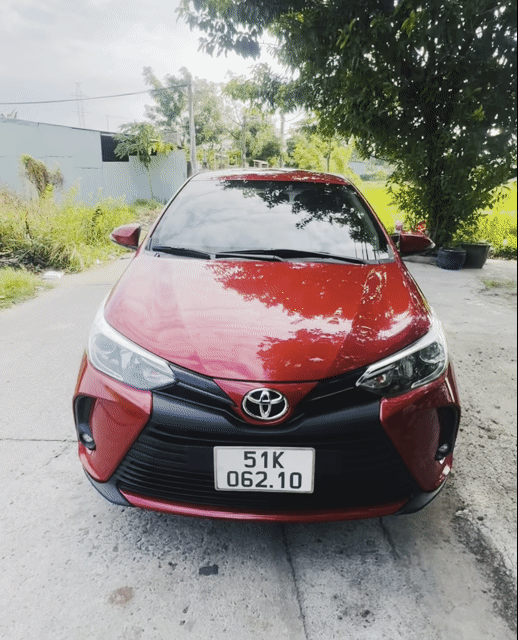Toyota Vios Đỏ. Mua bán Ô tô tại Huyện Hóc Môn Tp Hồ Chí Minh được đăng bởi Khanh Phan hình 1