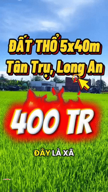 Mua bán Đất Huyện Tân Trụ Long An diện tích 192 m² giá 400 triệu