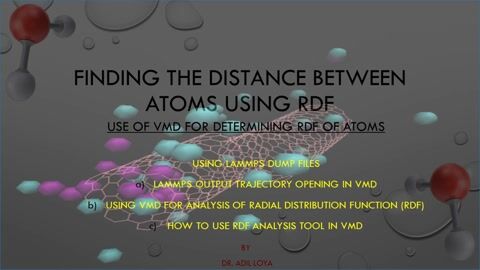 Calculating Radial Distribution Function using LAMMPS