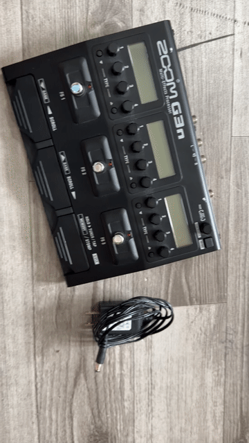 Phơ Guitar Zoom G3n Đen Adapter zin. Mua bán Nhạc cụ tại Quận 1 Tp Hồ Chí Minh được đăng bởi Quang Đại  hình 1