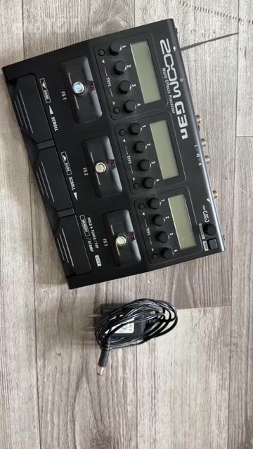 Phơ Guitar Zoom G3n Đen Adapter zin. Mua bán Nhạc cụ tại Quận 1 Tp Hồ Chí Minh được đăng bởi Quang Đại  hình 1