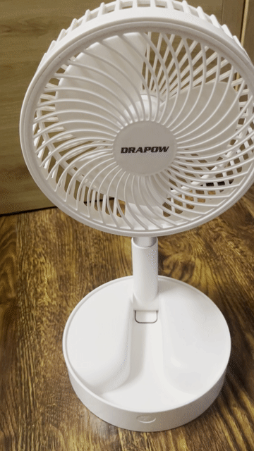 20c Quạt tích điện Drapow DF02 Trắng, Hồng gấp gọn. Mua bán Quạt tại Quận Ba Đình Hà Nội được đăng bởi Tuấn Anh hình 1