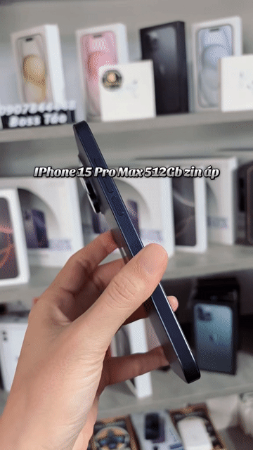 🌈 iPhone 15 Pro Max 512GB Xanh 98% zin áp. Mua bán Điện thoại tại Thị xã Bến Cát Bình Dương được đăng bởi Boss Táo hình 1
