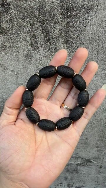 Vòng tay Dzi đá trầm tích đen mới. Mua bán Phụ kiện thời trang khác tại Quận Sơn Trà Đà Nẵng được đăng bởi Mr Bin Jewelry hình 1