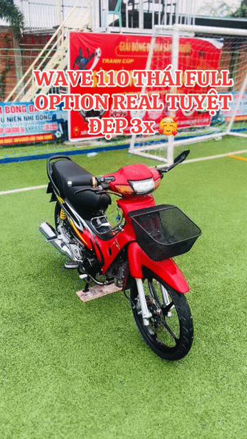 WAVE 110 THÁI DỌN TÂM HUYẾT FULL ĐỒ CHƠI REAL ĐẸP. Mua bán Xe máy tại Huyện Chợ Mới An Giang được đăng bởi XE MÁY THIỆN PHÁT AN GIANG hình 1