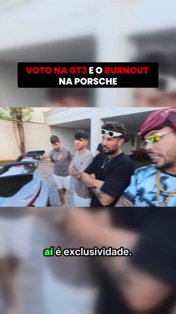 VOTO NA GT3 E O BURNOUT NA PORSCHE
