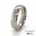 6mm Classic Court Polished Titanium Wedding Ring 360 Video two