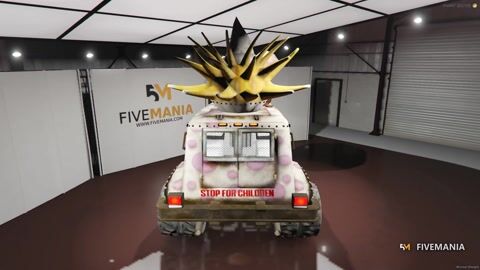 FIVEM Tmtooth | Armored Ice Cream Truck [Unbadged] Add-On | Miniguns | Custom Clown Head | Off-Road Ready | Add-On | Optimized | Fivem Ready | High Quality, video preview