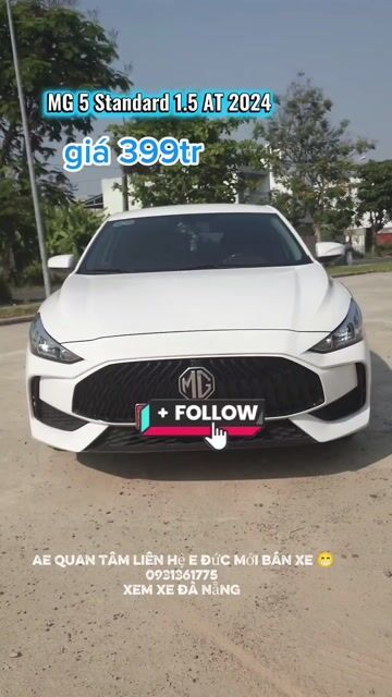 MG MG5 2024 Standard Trắng. Mua bán Ô tô tại Quận Cẩm Lệ Đà Nẵng được đăng bởi nguyễn mình đức hình 1