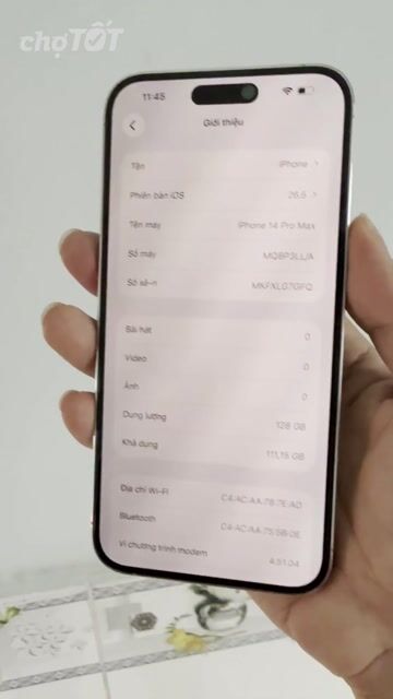 Apple iPhone 14 Pro Max 128GB Trắng 99%. Mua bán Điện thoại tại Huyện Hóc Môn Tp Hồ Chí Minh được đăng bởi Thành Luân hình 1
