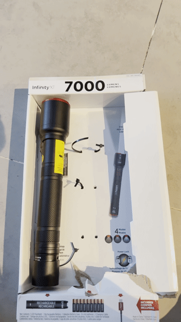 Đèn pin Infinity XT hợp kim Đen. Mua bán Đồ thể thao, Dã ngoại tại Quận 3 Tp Hồ Chí Minh được đăng bởi Hung Vu hình 1