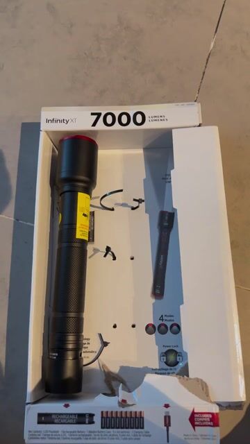 Đèn pin Infinity XT hợp kim Đen. Mua bán Đồ thể thao, Dã ngoại tại Quận 3 Tp Hồ Chí Minh được đăng bởi Hung Vu hình 1