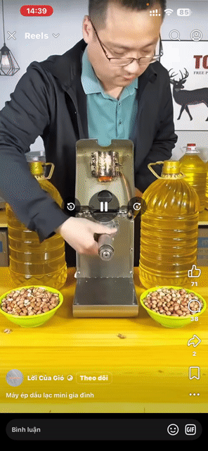 Máy Ép Dầu Hạt Tự Làm Tại Nhà Đơn Giản Sạch. Mua bán Đồ chuyên dụng, Giống nuôi trồng tại Quận Bình Tân Tp Hồ Chí Minh được đăng bởi khánh Linh hình 1