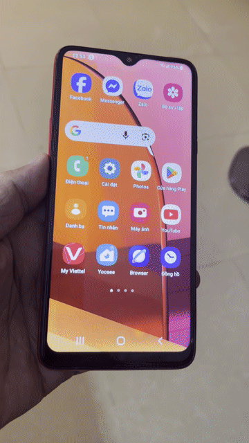 SAMSUNG A20S MÀU ĐỎ HIẾM ĐÃ SỬ DỤNG CÒN NGUYÊN ZIN. Mua bán Điện thoại tại Quận Bình Thạnh Tp Hồ Chí Minh được đăng bởi Mỹ BT hình 1