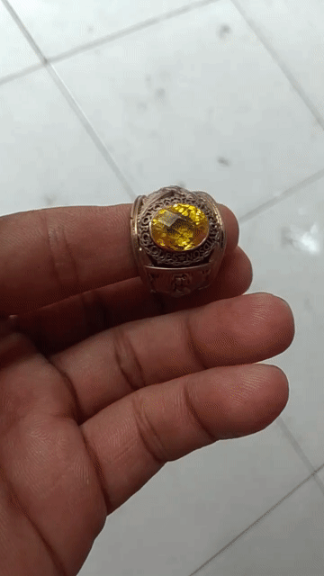 Nhẫn nam bạc mạ vàng sang trọng. Mua bán Phụ kiện thời trang khác tại Quận 3 Tp Hồ Chí Minh được đăng bởi chơi vì dam me hình 1