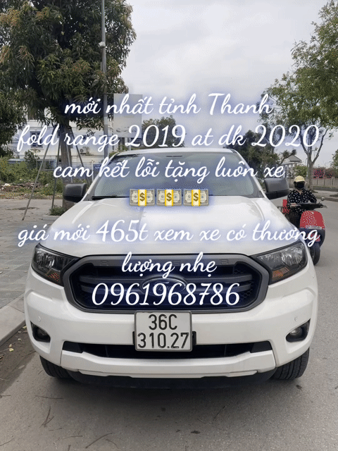 Ford Ranger 2019 Trắng 80000 km. Mua bán Ô tô tại Thành phố Thanh Hóa Thanh Hóa được đăng bởi Trọng Bôn hình 1