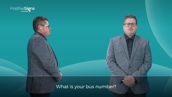 Your bus number what?