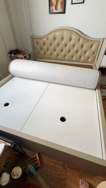 Giường ngủ gỗ ,ghế và bàn tròn inox ,tủ nhôm,kính. Mua bán Giường, chăn ga gối nệm tại Quận Gò Vấp Tp Hồ Chí Minh được đăng bởi Bách Chi hình 1