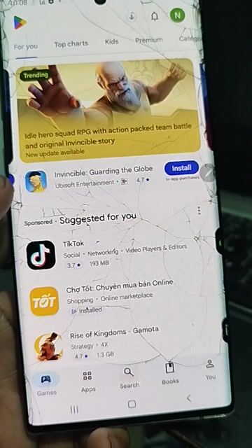 Samsung Galaxy Note 10 Plus Bể kính. Mua bán Điện thoại tại Thành phố Thủ Đức Tp Hồ Chí Minh được đăng bởi R3 hình 1