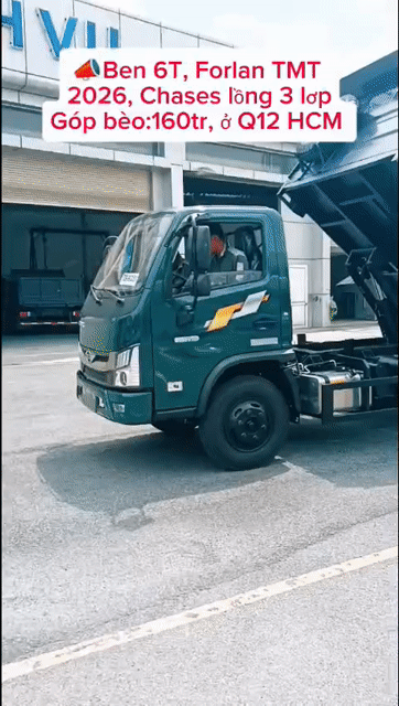 Xe ben 6T TMT Forlan,số 2tầng,Full ML,camera,160tr. Mua bán Xe tải, xe ben tại Thành phố Thủ Đức Tp Hồ Chí Minh được đăng bởi Lê Hùng hình 1
