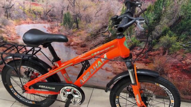 Xe đạp trẻ em ABRAHAM 18 inch Cam. Mua bán Xe đạp tại Quận Tân Bình Tp Hồ Chí Minh được đăng bởi Bbb hình 1