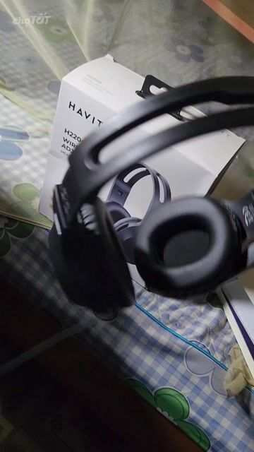 tai nghe Headphone Havit H220d Đen đã sử dụng. Mua bán Tivi, Âm thanh tại Thành phố Pleiku Gia Lai được đăng bởi Hà Lê hình 1
