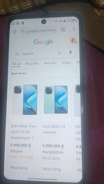 Giảm giá bán nhanh.iqooz9. Mua bán Điện thoại tại Thành phố Thuận An Bình Dương được đăng bởi châu hoài thuong hình 1