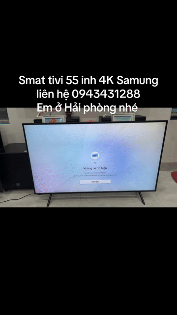 smat tivi 4k 55 inh samung mạng nhanh khiển nói. Mua bán Tivi, Âm thanh tại Quận Dương Kinh Hải Phòng được đăng bởi Tuấn kiệt hình 1