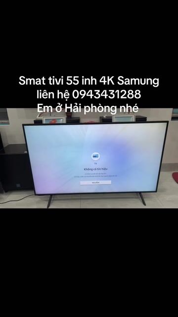 smat tivi 4k 55 inh samung mạng nhanh khiển nói. Mua bán Tivi, Âm thanh tại Quận Dương Kinh Hải Phòng được đăng bởi Tuấn kiệt hình 1