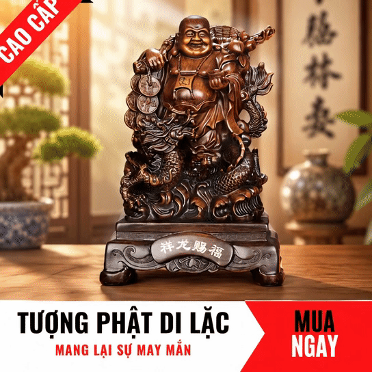 Tượng phật di lặc mang lại may mắn và bình an. Mua bán Cây cảnh, đồ trang trí tại Quận Tân Bình Tp Hồ Chí Minh được đăng bởi Haven Store 247 hình 1