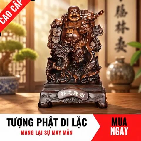 Tượng phật di lặc mang lại may mắn và bình an. Mua bán Cây cảnh, đồ trang trí tại Quận Tân Bình Tp Hồ Chí Minh được đăng bởi Haven Store 247 hình 1