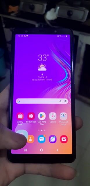 Samsung Galaxy A7 2018 128GB Xanh. Mua bán Điện thoại tại Quận 4 Tp Hồ Chí Minh được đăng bởi phan văn hình 1