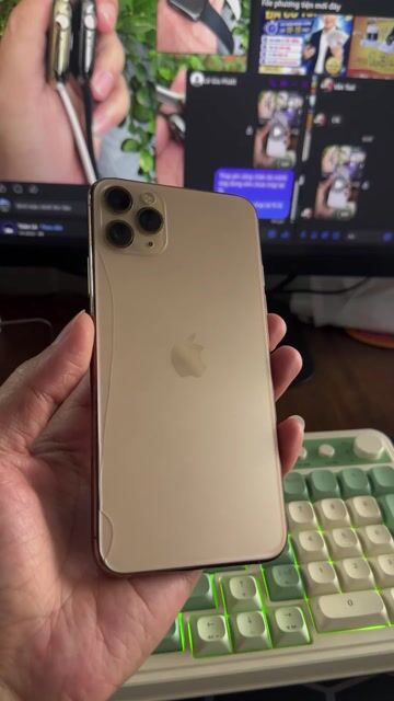 Apple iPhone 11 Pro Max 256GB vàng gold. Mua bán Điện thoại tại Thành phố Buôn Ma Thuột Đắk Lắk được đăng bởi quân hình 1