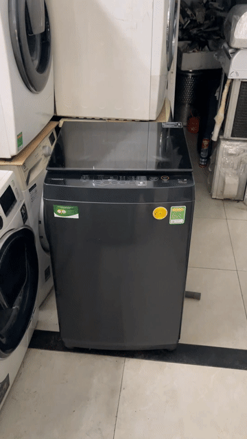 Thanh lý máy giặt Toshiba inverter 9kg chạy tốt. Mua bán Máy giặt tại Quận 10 Tp Hồ Chí Minh được đăng bởi Quí Vũ Official hình 1