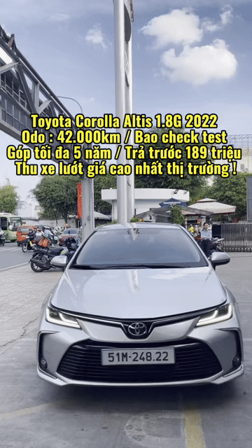 Toyota Corolla Altis 1.8G 2022. Mua bán Ô tô tại Quận Tân Phú Tp Hồ Chí Minh được đăng bởi Lê Tấn Dũ hình 1