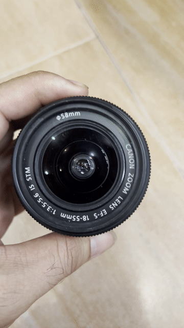 Ống kính Canon EF-S 18-55mm IS STM Đen. Mua bán Máy ảnh, Máy quay tại Thành phố Thủ Đức Tp Hồ Chí Minh được đăng bởi Betta Sales hình 1