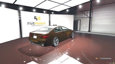 FIVEM BMW 7 Series | Lore Friendly Taxi Sedan Add-On | Liveries | Working Lights | Optimized Interior | Add-On | Optimized | Fivem Ready | High Quality, video preview