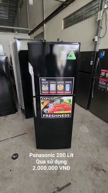 Tủ lạnh Panasonic 200 lít Đen. Mua bán Tủ lạnh tại Thành phố Sóc Trăng Sóc Trăng được đăng bởi Điện Lạnh Hoàng Khải hình 1