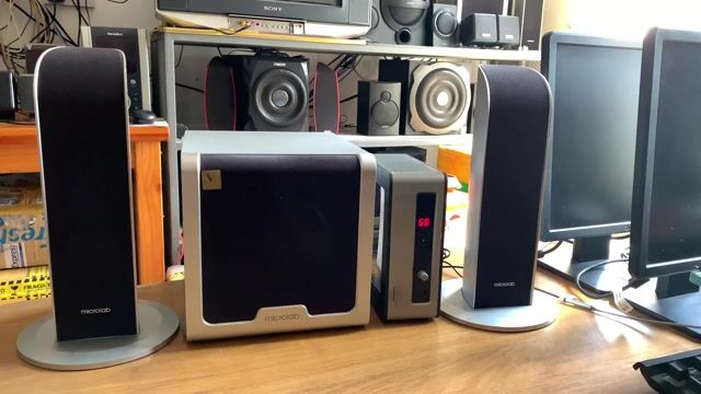 Loa vi tính Microlab Đen, Bạc. Mua bán Tivi, Âm thanh tại Quận Ninh Kiều Cần Thơ được đăng bởi Tan Minh hình 1