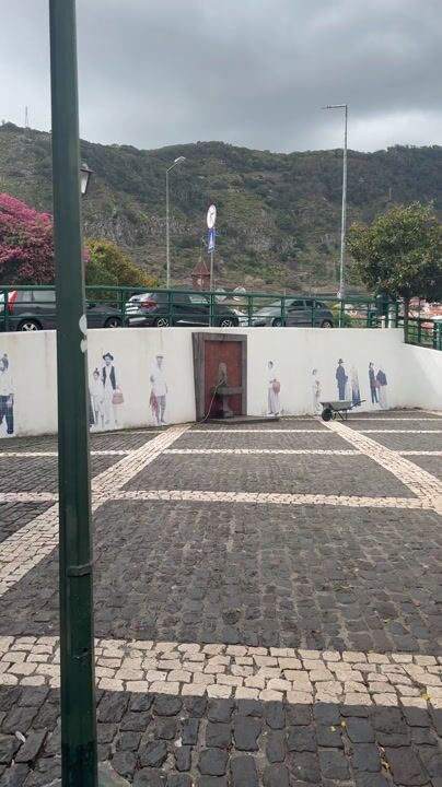 The cobbled square by O Salsa, Machico: video from Tasquinha "O Salsa", Madeira