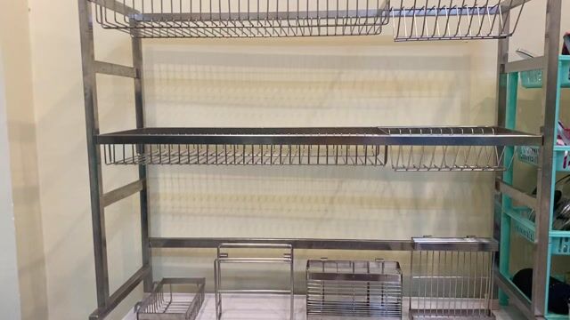Kệ inox 2 tầng, inox 304 đặc, D97xC80xR36. Mua bán Tủ, kệ gia đình tại Quận Phú Nhuận Tp Hồ Chí Minh được đăng bởi Minh Nhi hình 1