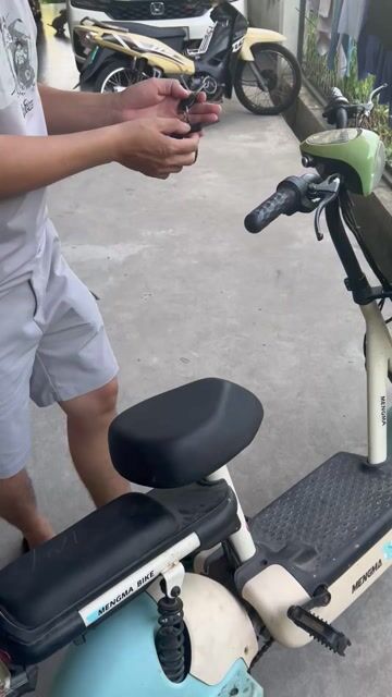 Xe đạp điện Mengma Xanh dương. Mua bán Xe đạp tại Huyện Hóc Môn Tp Hồ Chí Minh được đăng bởi Nguyễn Tuấn Cường hình 1